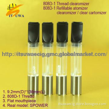 s-power 808d electronic cigarette clear cartomizer